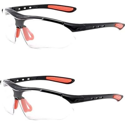 OEM 2-piece Safety Glasses, Clear Safety Glasses, Lightweight Protective Eyewear, Protective Overglasses, Hunting, Sports, Shooting, Fishing, Work, Safety OEM 2-piece Safety Glasses, Clear Safety Glasses, Lightweight Protective Eyewear, Protective Overglasses, Hunting, Sports, Shooting, Fishing, Work, Safety