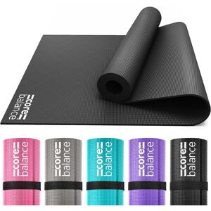 CORE BALANCE 6mm Foam Yoga Mat - Black - Black