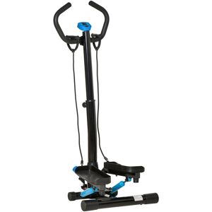 Homcom - Adjustable Twist Stepper Step Machine For Home Gym Aerobic Workout Blue - Black and Blue