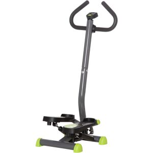 Twister Stepper Height Adjustable Step Machine w/ lcd Screen Grey - Grey - Homcom