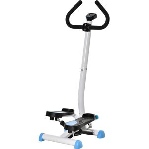 Homcom - Twister Stepper Height Adjustable Step Machine w/ lcd Screen Blue - Blue