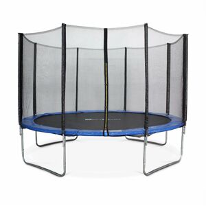 SWEEEK 12ft Trampoline with safety net - Ø370 cm - Saturne - Blue - Blue