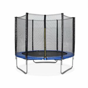 SWEEEK 8ft Trampoline with Safety Net - Blue - pro Quality eu Standards - Blue