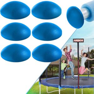 Arebos - Trampoline Pole Caps / 20 mm / 8 pieces - blue