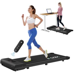 Bigzzia - Motorised Treadmill, Under Desk Treadmill Portable Walking Running Pad Flat Slim Machine with Remote Control and lcd Display for Home