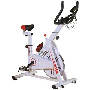 ES-7021 Racing Studio Style Exercise Bike White - Bodytrain