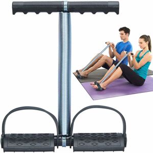 Langray - Elastic Sit Up Pull Rope Spring Tension Foot Pedal Abdomen Leg Exerciser Tummy Trimmer Equipment Bodybuilding Home Gym Arm Waist Sport