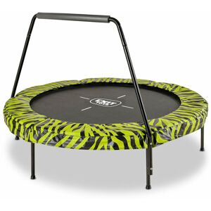 EXIT TOYS Exit Tiggy Junior trampoline with bar ø140cm - black/green