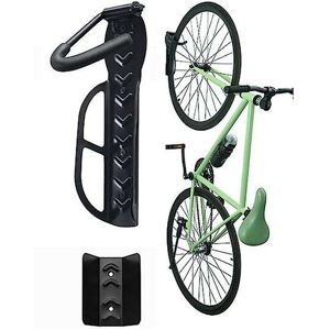 Groofoo - 1Pcs Garage Bike Rack With Tire Tray,Wall-Mounted Bike Rack,Vertical Indoor Bike Hook,Exercise Bike Rack Holds Up To 30kg