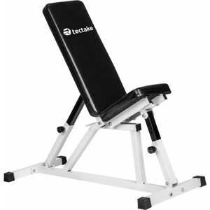 Tectake - Incline weight bench - weights bench, gym bench, workout bench - black/white