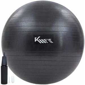 KM-FIT Exercise ball 65 cm training ball with air pump sitting ball office anti-burst ball for fitness, yoga, gymnastics, core training pezziball yoga ball