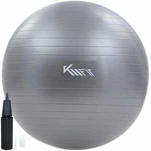 KM-Fit exercise ball 65 cm training ball with air pump sitting ball office anti-burst ball for fitness, yoga, gymnastics, core training pezziball