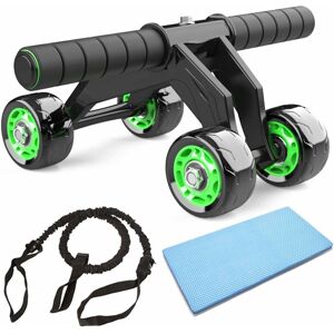 Langray - ab Roller Abdominal Wheel Abdominal Roller AB-Wheel 4-wheel weight training machine for men and women