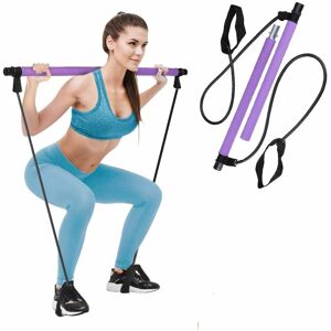 Langray - Pilates Bar Kit for Yoga, Pilates, Yoga, Pilates, with Foot Loop and Resistance Rope, Exercise Stick Kit for Strength Training