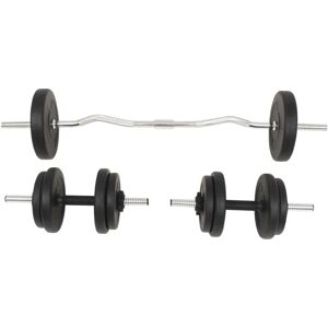 Berkfield Home - Mayfair Barbell and Dumbbell Set 30 kg