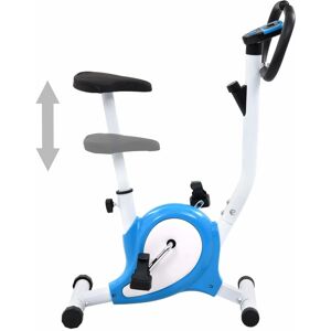 BERKFIELD HOME Mayfair Exercise Bike with Belt Resistance Blue