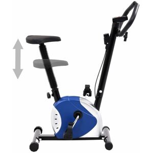 Berkfield Home - Mayfair Exercise Bike with Belt Resistance Blue