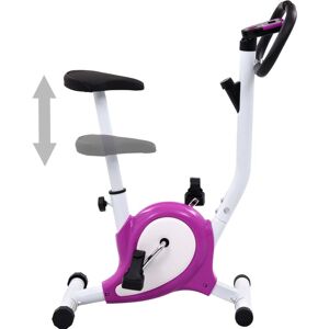 Berkfield Home - Mayfair Exercise Bike with Belt Resistance Purple