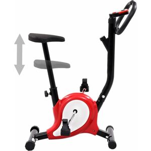 Berkfield Home - Mayfair Exercise Bike with Belt Resistance Red