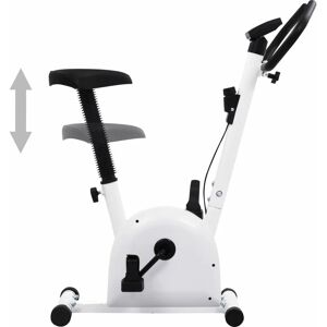 Berkfield Home - Mayfair Exercise Bike with Belt Resistance White