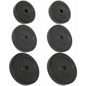 Berkfield Home - Mayfair Weight Plates 6 pcs 30 kg Cement