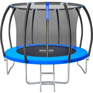 Monzana - Trampoline ø 244/305 cm tüv Rheinland gs Certificate Set Safety Net Inside Ladder Edge Protection Kids Children Garden Outdoor 305 cm