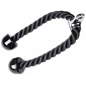 LUNE Moon-Triceps Pulling Rope, Triceps Pull Up Rope, Sports Tricep Rope Triceps Pull Up Nylon Non-Slip Grips for Lat, Biceps, Triceps, Gym or Home