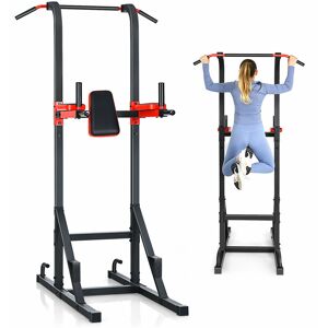 COSTWAY Multi-function Power Tower Pull Up Bar Dip Stand Home Gym Exercise Equipment