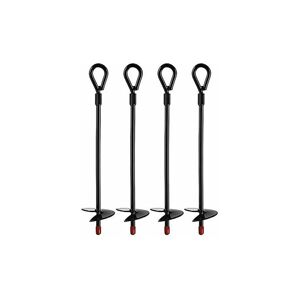 ORCHIDÉE OrchidGround Anchor, Heavy Duty Shelter for 38cm Earth Augers, Ground Anchor for Trampoline (4 pcs)
