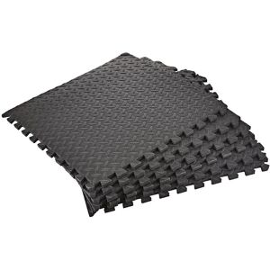 PhysioRoom Interlocking Shock Absorbing Foam Puzzle Floor Gym Mat - 6 Pieces