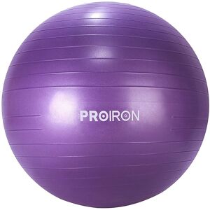 Proiron - 55cm Anti-Burst Purple Swiss Yoga Exercise Ball