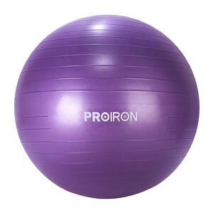 Proiron - 65cm Anti-Burst Purple Swiss Yoga Exercise Ball