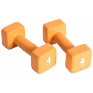 Berkfield Home - Pure2Improve Dumbbell Set 2x4 kg Neoprene Orange