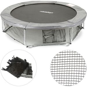 Garden Trampoline Frame Net, Ground Security Netting, Accessory for Round Bouncers, ø 182cm, Black - Relaxdays