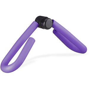 Relaxdays - Thigh Toner, Multifunction Trainer At-Home Workout, Arm & Leg Exercise, Abductor, Body Weight Sport, Purple