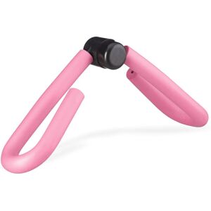 Relaxdays - Thigh Toner, Multifunction Trainer for At-Home Workout, Arm & Leg Exercise, Abductor, Body Weight Sport, Pink