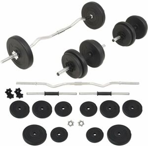 Berkfield Home - Royalton Barbell and Dumbbell Set 30 kg