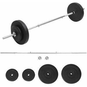 Berkfield Home - Royalton Barbell with Plates Set 30 kg