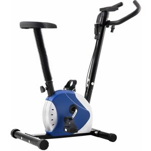 Berkfield Home - Royalton Exercise Bike with Belt Resistance Blue