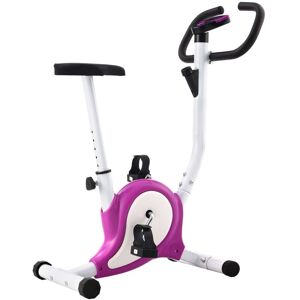 Berkfield Home - Royalton Exercise Bike with Belt Resistance Purple