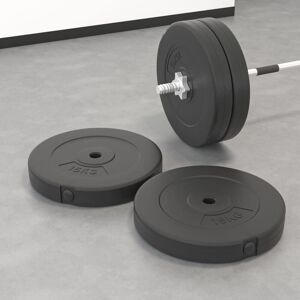 Berkfield Home - Royalton Weight Plates 2 pcs 30 kg Cement