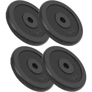 Berkfield Home - Royalton Weight Plates 4 pcs 4x7.5 kg Cast Iron