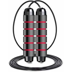 Tinor - Skipping Rope Adult - Fitness Jump Rope, Tangle Rapid Speed Skipping Rope Cable with Ball Bearings for Women, Men Kids Adjustable Steel