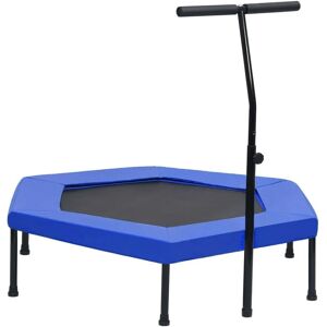 SWEIKO Fitness Trampoline with Handle and Safety Pad Hexagon 122 cm FF92491UK