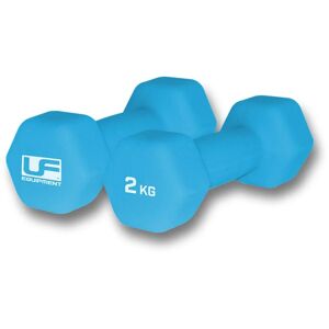UFE - Urban Fitness Hex Dumbbells - Neoprene Covered (Pair) 2 x 2kg - Sky - Light Blue