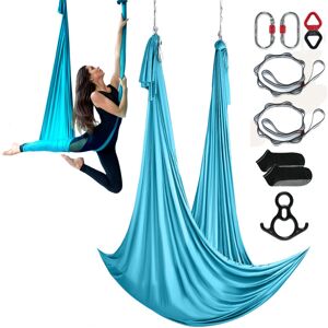 VEVOR Aerial Silk & Yoga Swing, 11 Yards, Aerial Yoga Hammock Kit with 100gsm Nylon Fabric, Full Rigging Hardware & Easy Set-up Guide, Antigravity