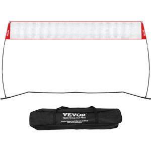 Vevor - Freestanding Volleyball Training Net for Indoor or Outdoor Use, Adjustable Height Portable Net System with Carrying Bag, Professional