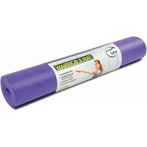 Fitness-mad - Yoga-Mad Warrior ii Mat 4mm Purple - Purple