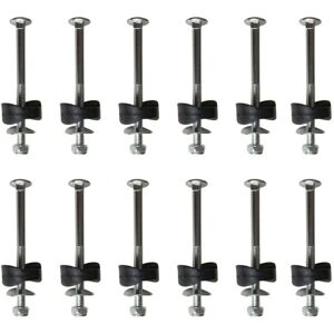 12 Pieces Trampoline Mat Covers with Trampoline Mounting Screws Ymyny Trampoline Replacement Accessories