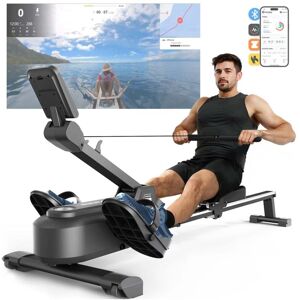Merach Magnetic Rowing Machine - 16 Resistance Levels - Home Use - Foldable Merach Magnetic Rowing Machine - 16 Resistance Levels - Home Use - Foldable